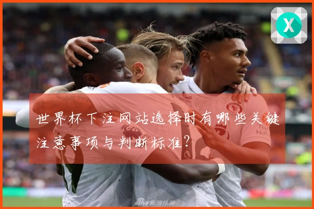 世界杯下注网站选择时有哪些关键注意事项与判断标准？