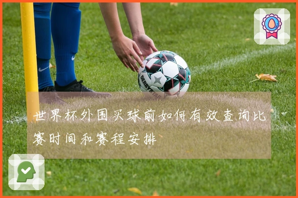 世界杯外围买球前如何有效查询比赛时间和赛程安排