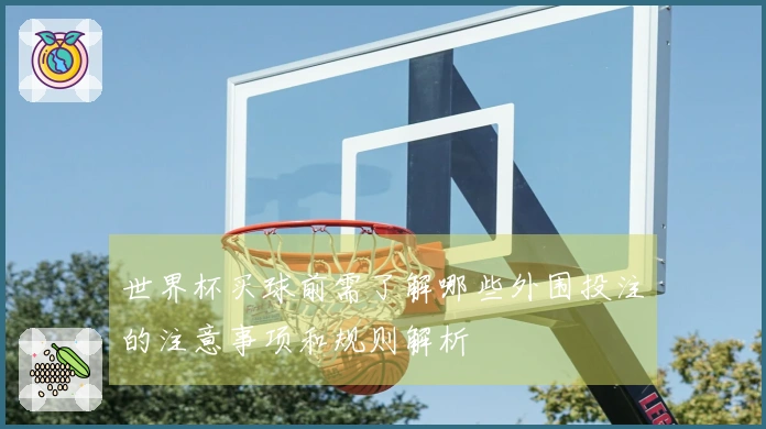 世界杯买球前需了解哪些外围投注的注意事项和规则解析