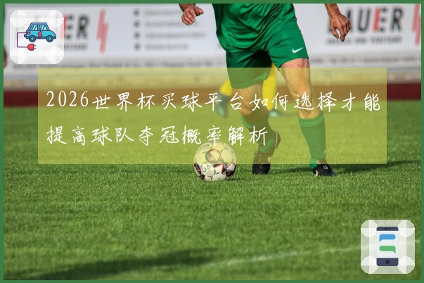 2026世界杯买球平台如何选择才能提高球队夺冠概率解析
